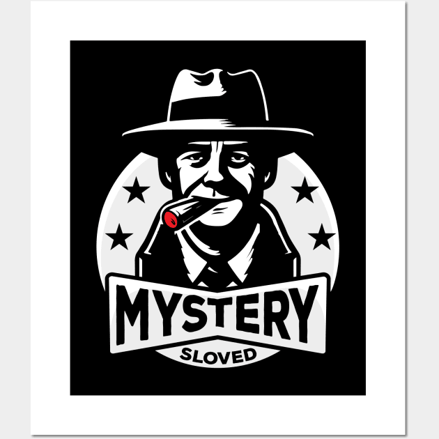 Spy Detective Mystery design Wall Art by GrafiqueDynasty